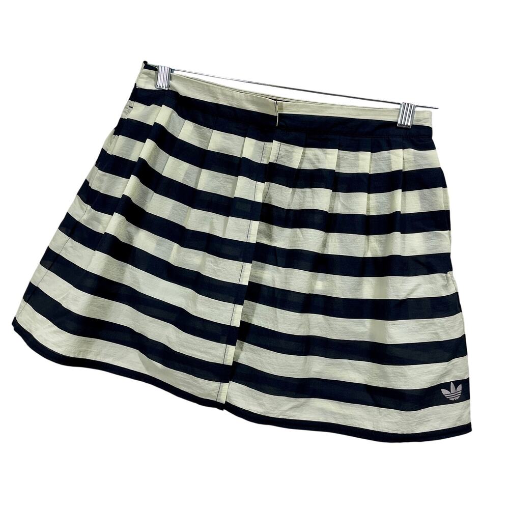 Adidas Originals x Opening Ceremony Striped Skirt 30.5" Waist Large Sporty Goth